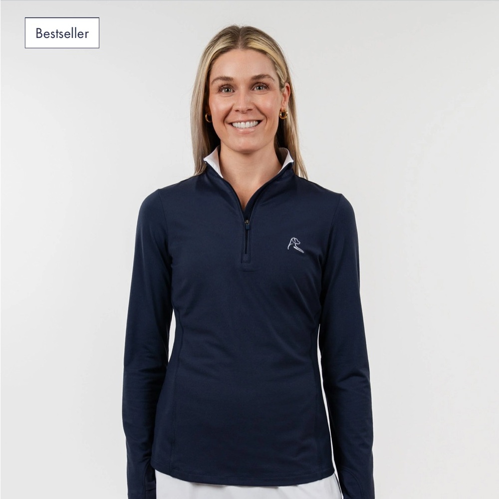 Rhoback Navy Q-Zip Performance